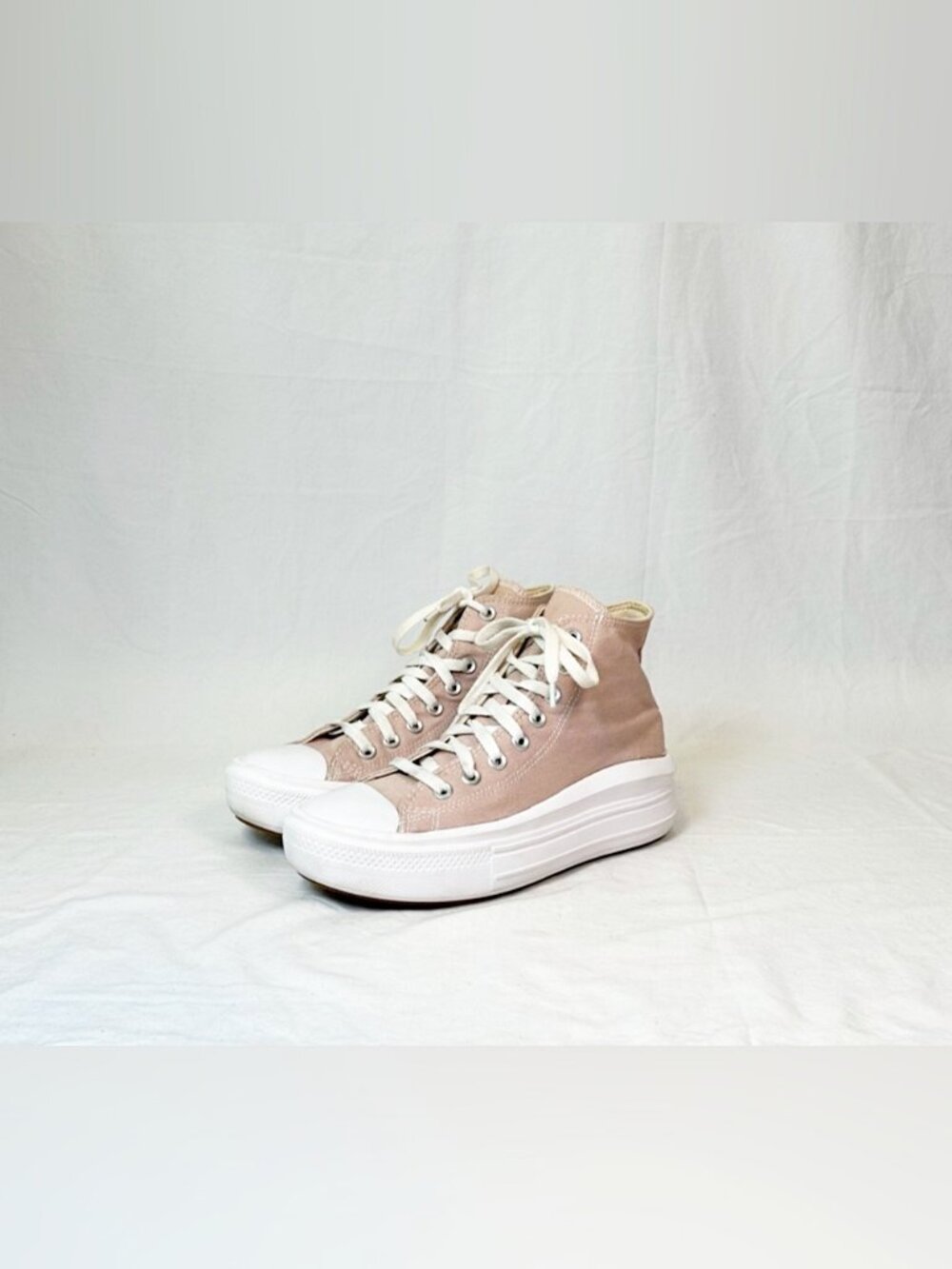 Converse All Star Chuck Taylor Move Blush Pink High Top Platform Sneakers~8.5~